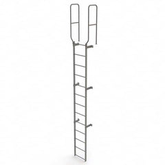 TRI-ARC - Rolling & Wall Mounted Ladders & Platforms Type: Fixed Ladder Style: Safety Cage - Benchmark Tooling