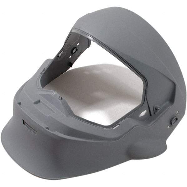 RPB - One Size Fits All, PAPR Compatible Face Shield with None - Super Tough Flame Retardant Nylon, Gray, Compatible with RPB Z4 - Benchmark Tooling