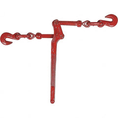 Campbell - 6,600 Lb Load Capacity Ratchet Loadbinder - 3/8" Max Chain Size, 8" Take Up, Chain Grade 70 - Benchmark Tooling