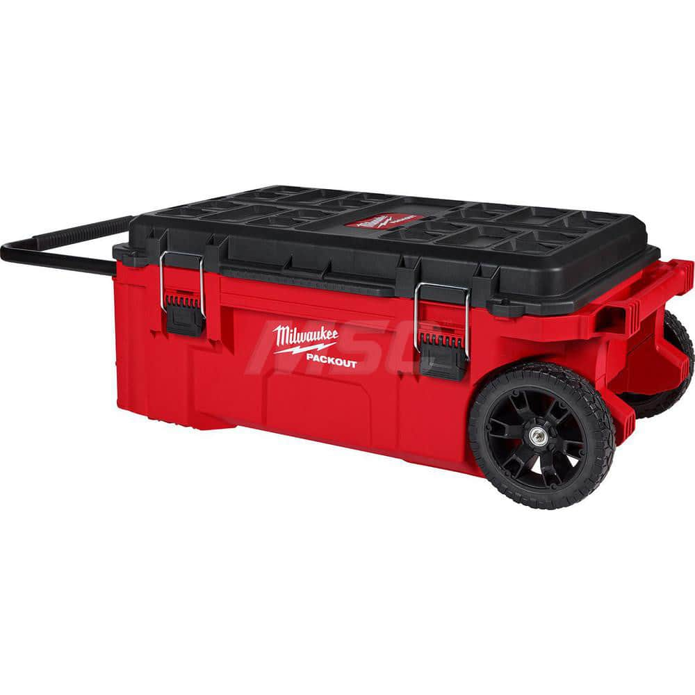 Plastic & Metal Tool Box: 38″ OAW, 24″ OAD 25 lb Capacity