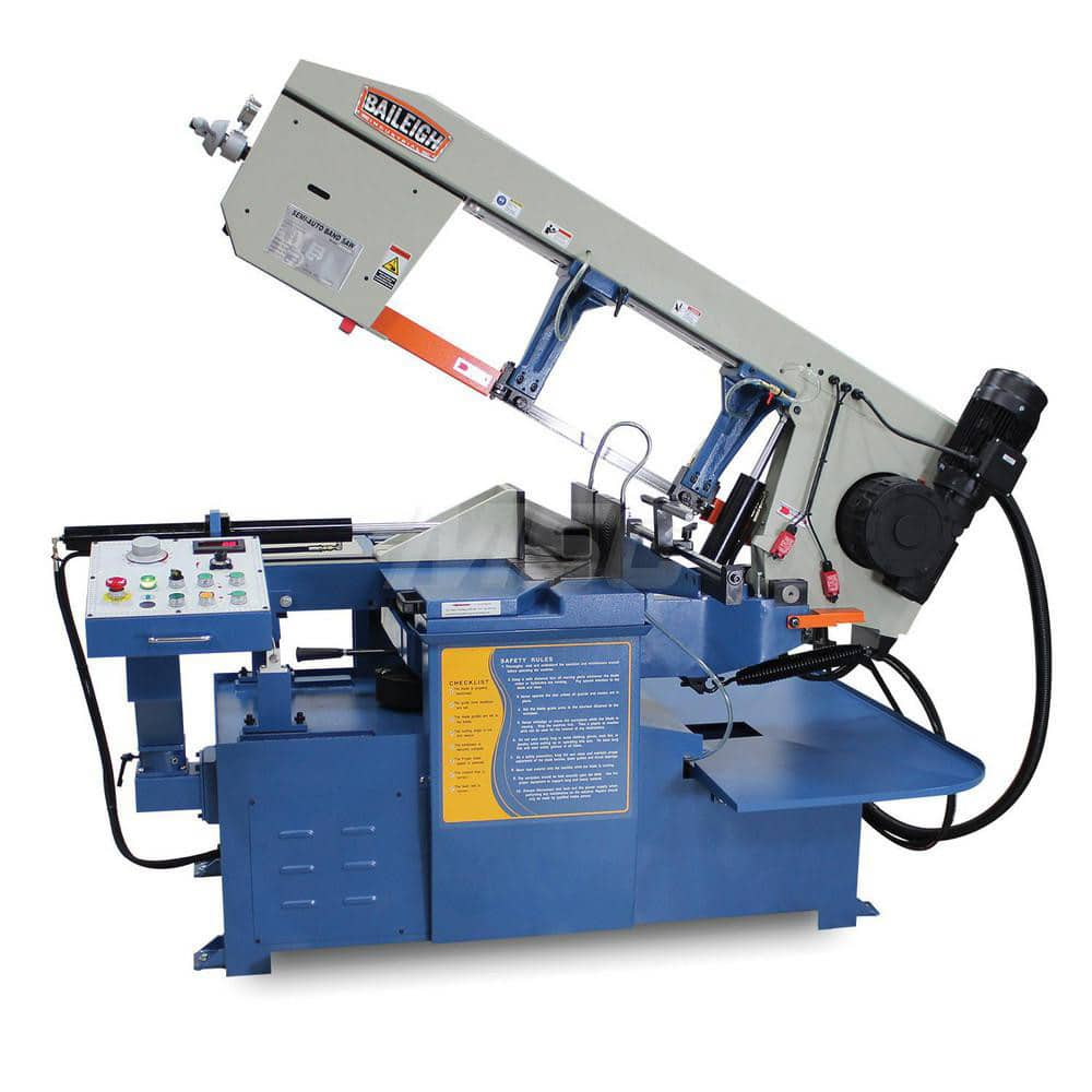 Horizontal Bandsaw: 13 x 18 x 13 x 11″ Rectangular 3 Phase, Coolant System