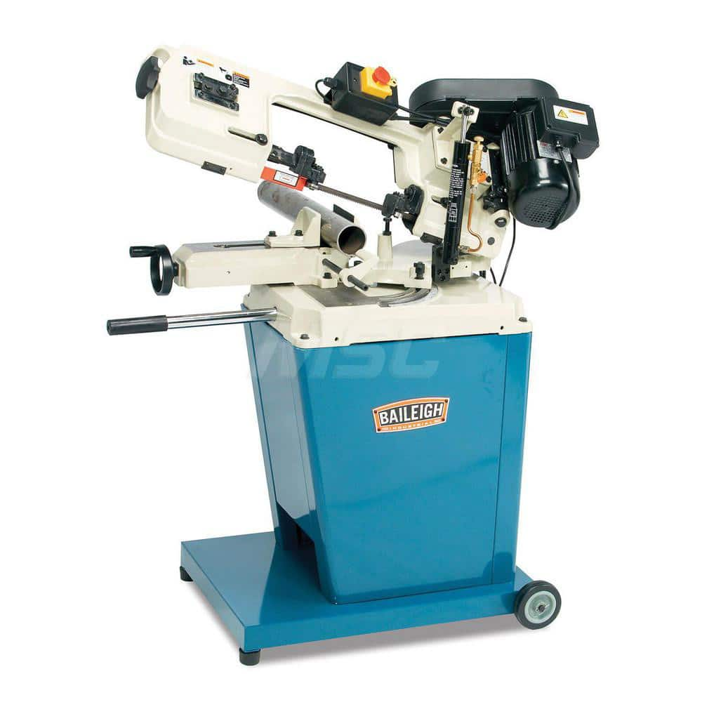 Combination Horizontal & Vertical Bandsaws; Machine Style: Manual; Drive Type: Belt; Angle of Rotation: 45; 60; Maximum Capacity (Rounds) at 90 Degrees (Decimal Inch): 5.0000; Maximum Capacity (Rectangular) at 90 Degrees (Inch): 5 x 6; Phase: 1; Coolant S