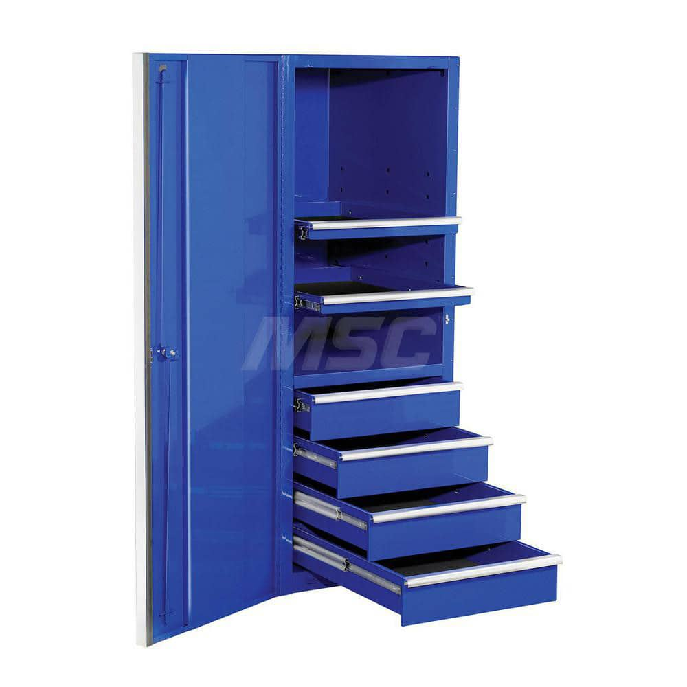 Bases & Risers & Add-Ons; Type: Side Locker; For Use With: EX7201HCQBLCR; EX7215CHQBLCR; EX7217RCQBLCR; Width (Inch): 69.25; Depth (Inch): 32; Number Of Drawers: 4.000; Height (Inch): 25.75; For Use With: EX7201HCQBLCR; EX7215CHQBLCR; EX7217RCQBLCR; Color