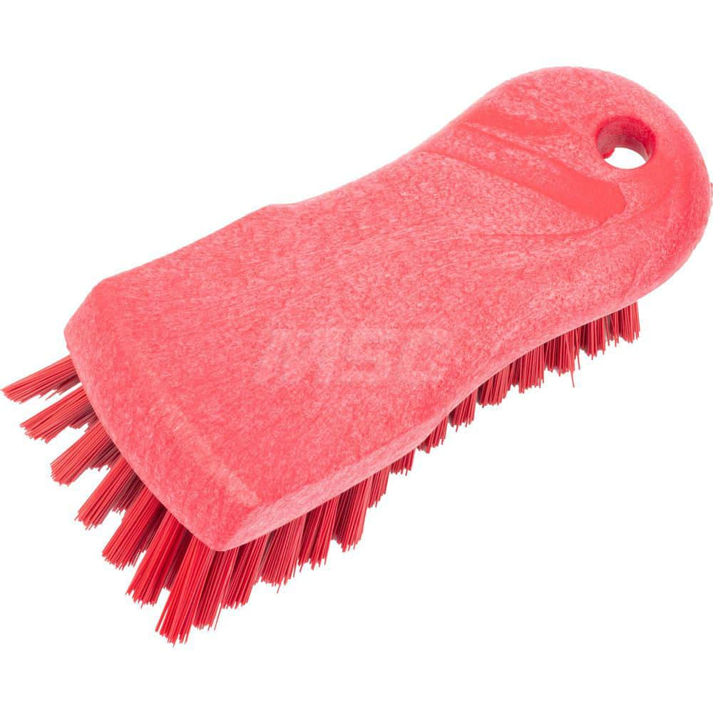 Scrub & Scouring Brushes; Type: Scrub Brush; Bristle Material: Polyester; Brush Width: 2.5; Resistance Features: Oil Resistant; Water Resistant; Block/Handle Material: Plastic; Color: Red; Bristle Type: Medium; Brush Area Width (Inch): 2.5; Bristle Firmne