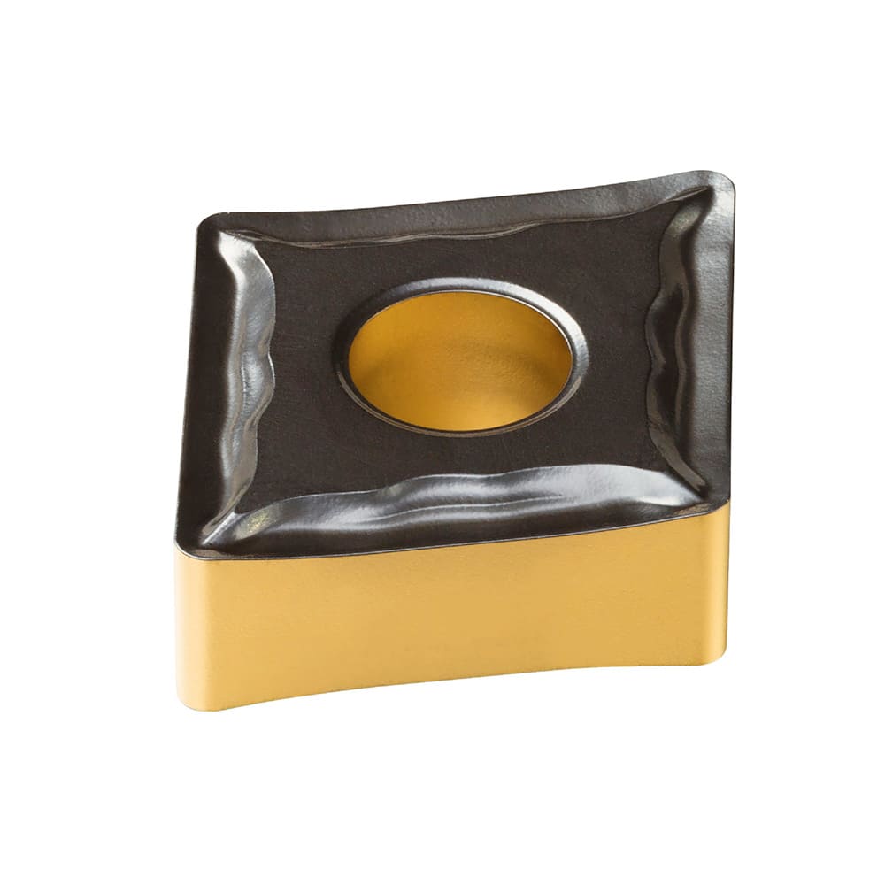 Turning Insert:  CNMG 12 04 12-MF 4415, TiCN, Al2O3 & TiN Finish,  Neutral,  0.0469″ Corner Radius,  N/A Series  CNMG-MF (ISO P)