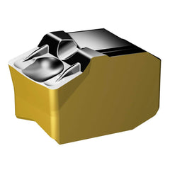 Grooving Insert: QD-NLGM 4425, Solid Carbide TiCN, Al2O3 & TiN Finish, Neutral, 0.315″ Cutting Width, Series CoroCut QD