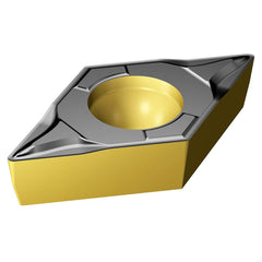 Turning Insert:  DPMT 07 02 04-PF 4425,  Solid Carbide TiCN, Al2O3 & TiN Finish,  Neutral,  0.0156″ Corner Radius,  N/A Series  DPMT-PF