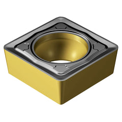Turning Insert:  SCMT 09 T3 04-PMC 4425,  Solid Carbide TiCN, Al2O3 & TiN Finish,  Neutral,  0.0156″ Corner Radius,  N/A Series  SCMT-PMC