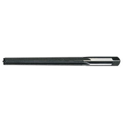 #3 STR / RHC HSS Straight Shank Straight Flute Taper Pin Reamer - Bright - Exact Industrial Supply