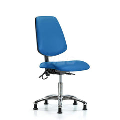 Task Chair: ESD Vinyl, Blue