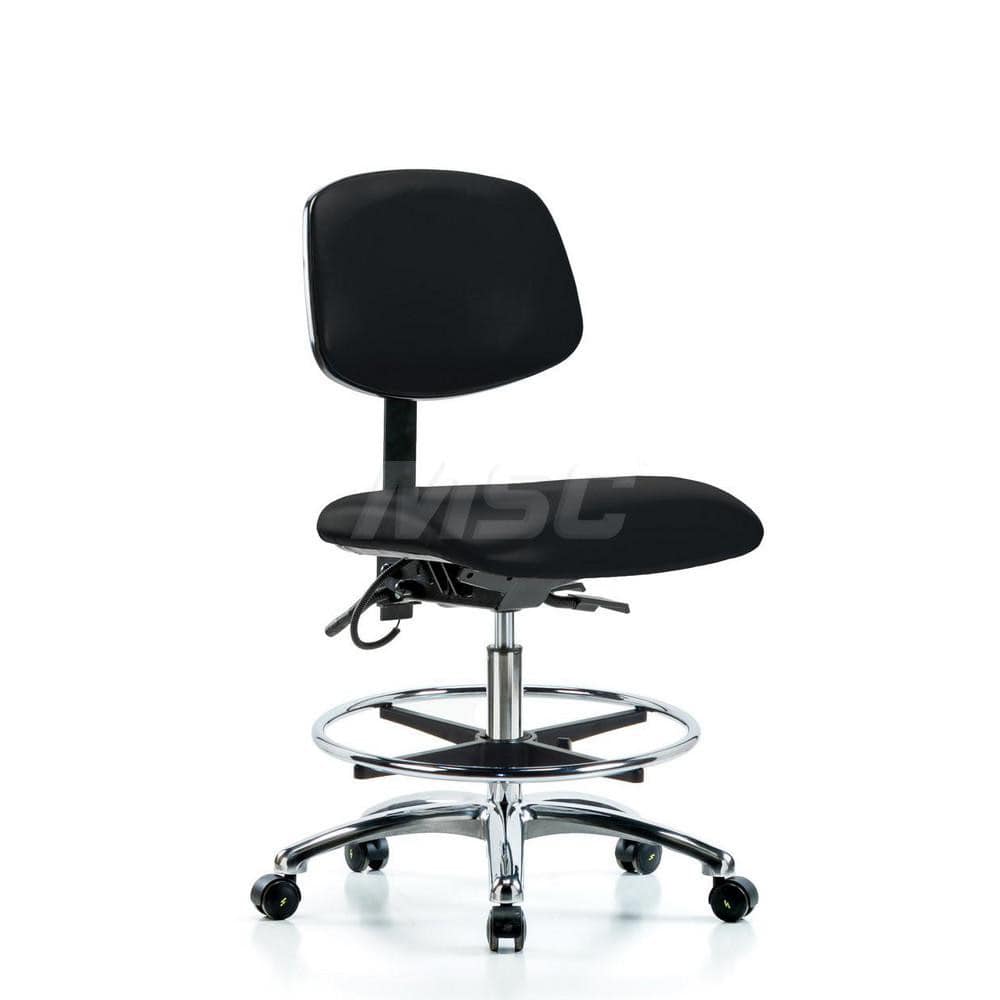 Task Chair: ESD Vinyl, Black