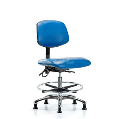 Task Chair: ESD Vinyl, Blue