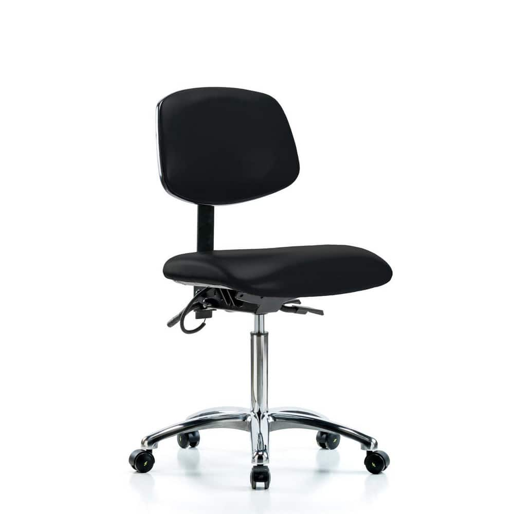 Task Chair: ESD Vinyl, Black