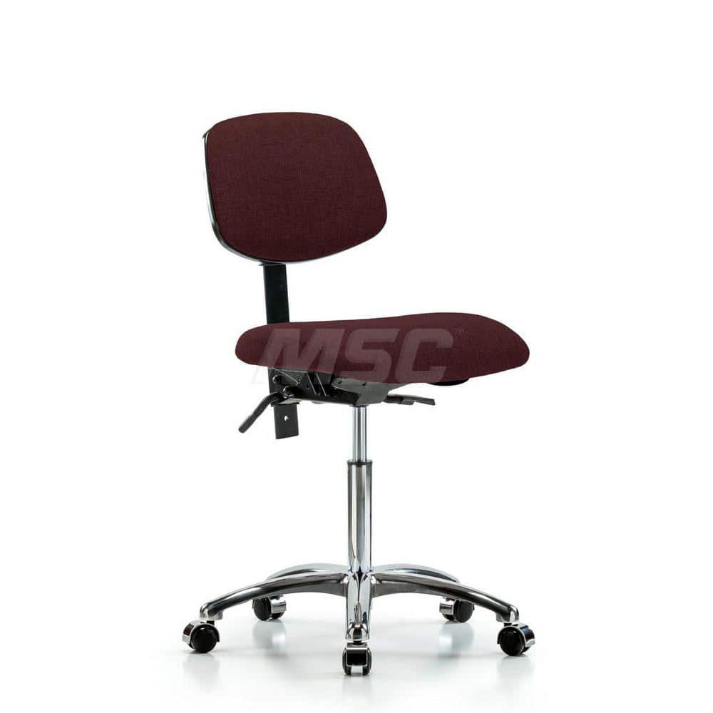 Task Chair: Olefin, Burgundy