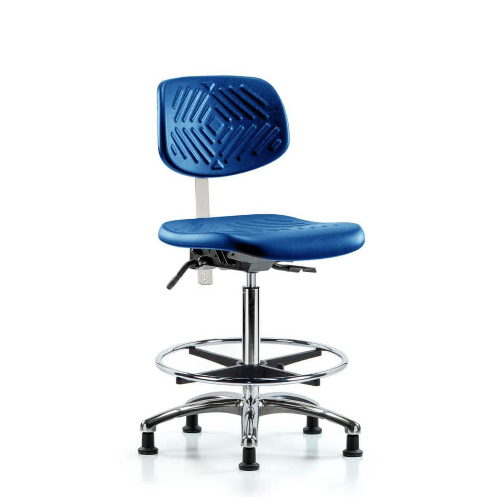 Task Chair: Polyurethane, Blue