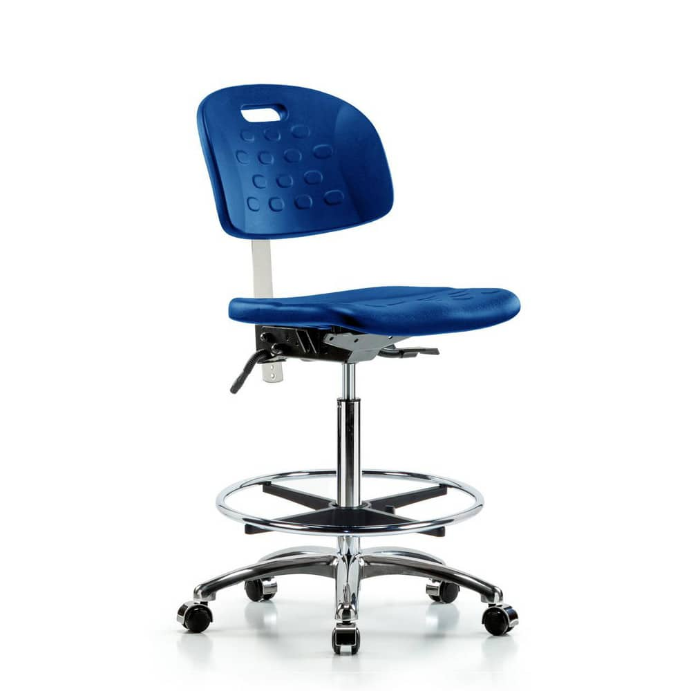 Task Chair: Polyurethane, Blue