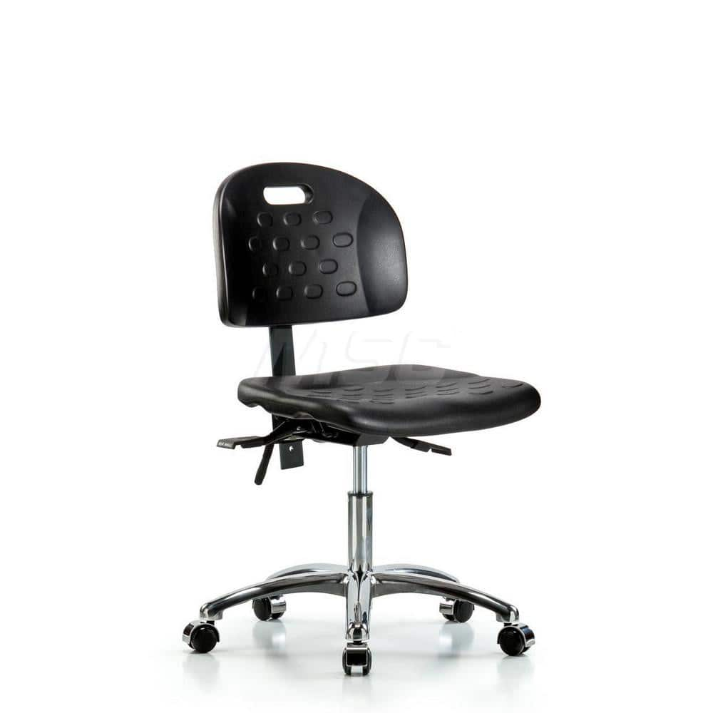 Task Chair: Polyurethane, Black