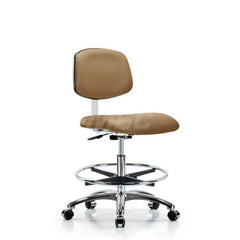 Task Chair: Vinyl, Taupe