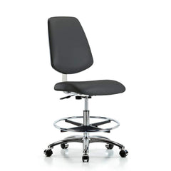 Task Chair: Vinyl, Charcoal