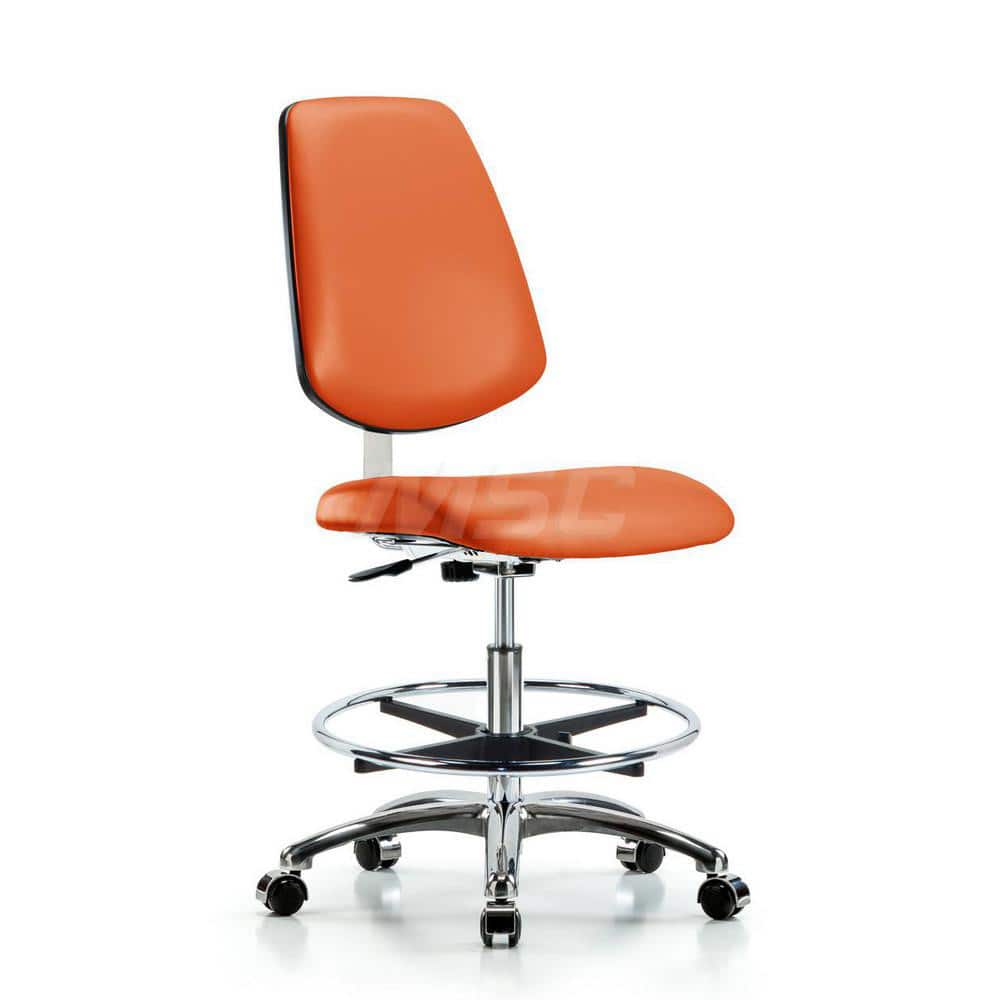 Task Chair: Vinyl, Orange Kist