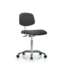 Task Chair: Vinyl, Charcoal