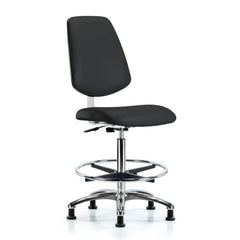 Task Chair: Vinyl, Black