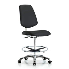 Task Chair: Vinyl, Black