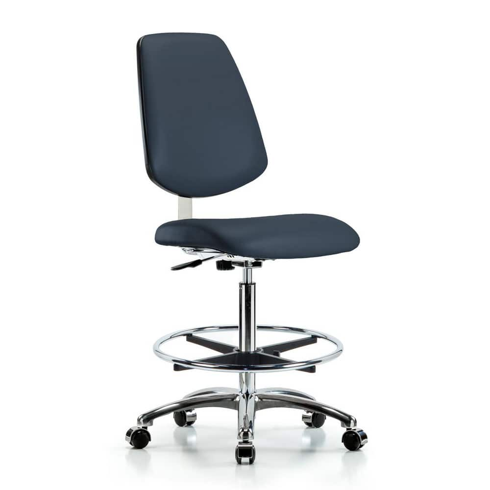 Task Chair: Vinyl, Imperial Blue