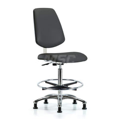 Task Chair: Vinyl, Charcoal