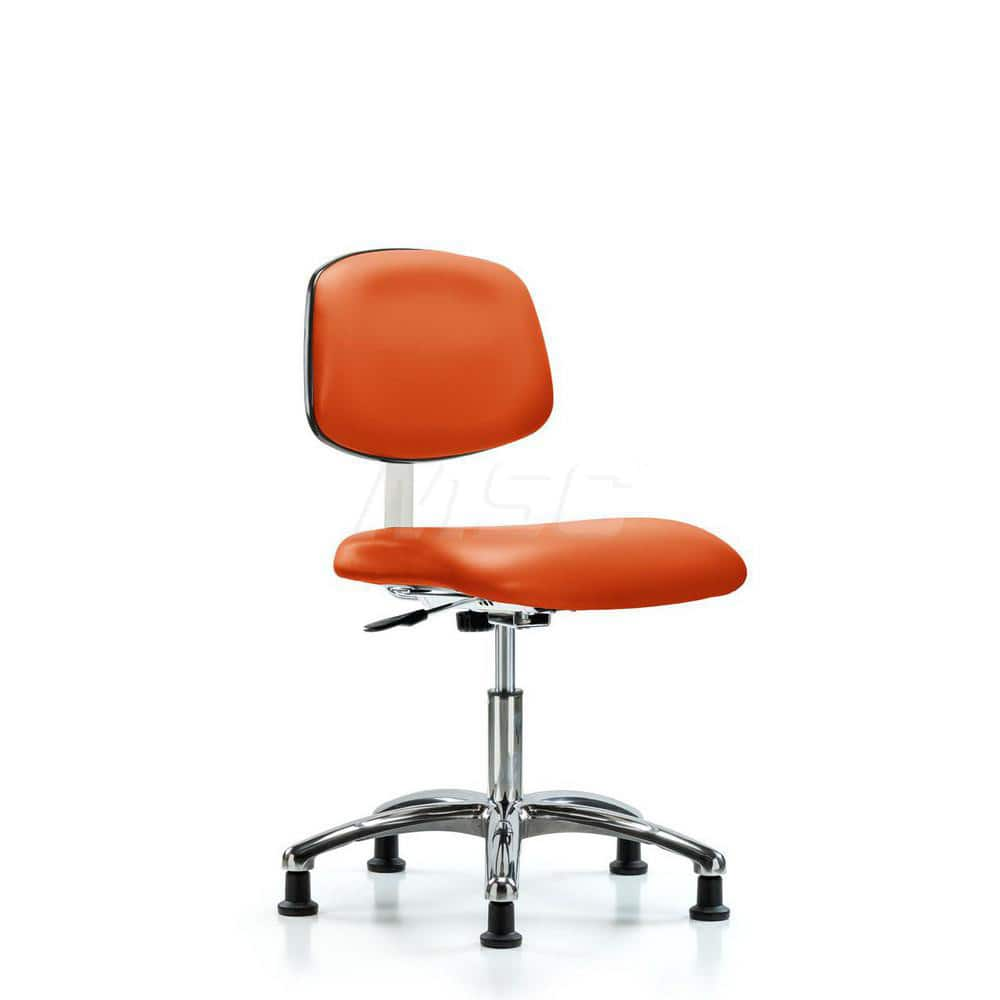 Task Chair: Vinyl, Orange Kist