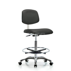 Task Chair: Vinyl, Charcoal