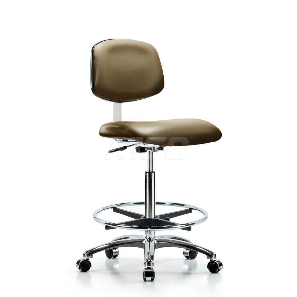 Task Chair: Vinyl, Taupe