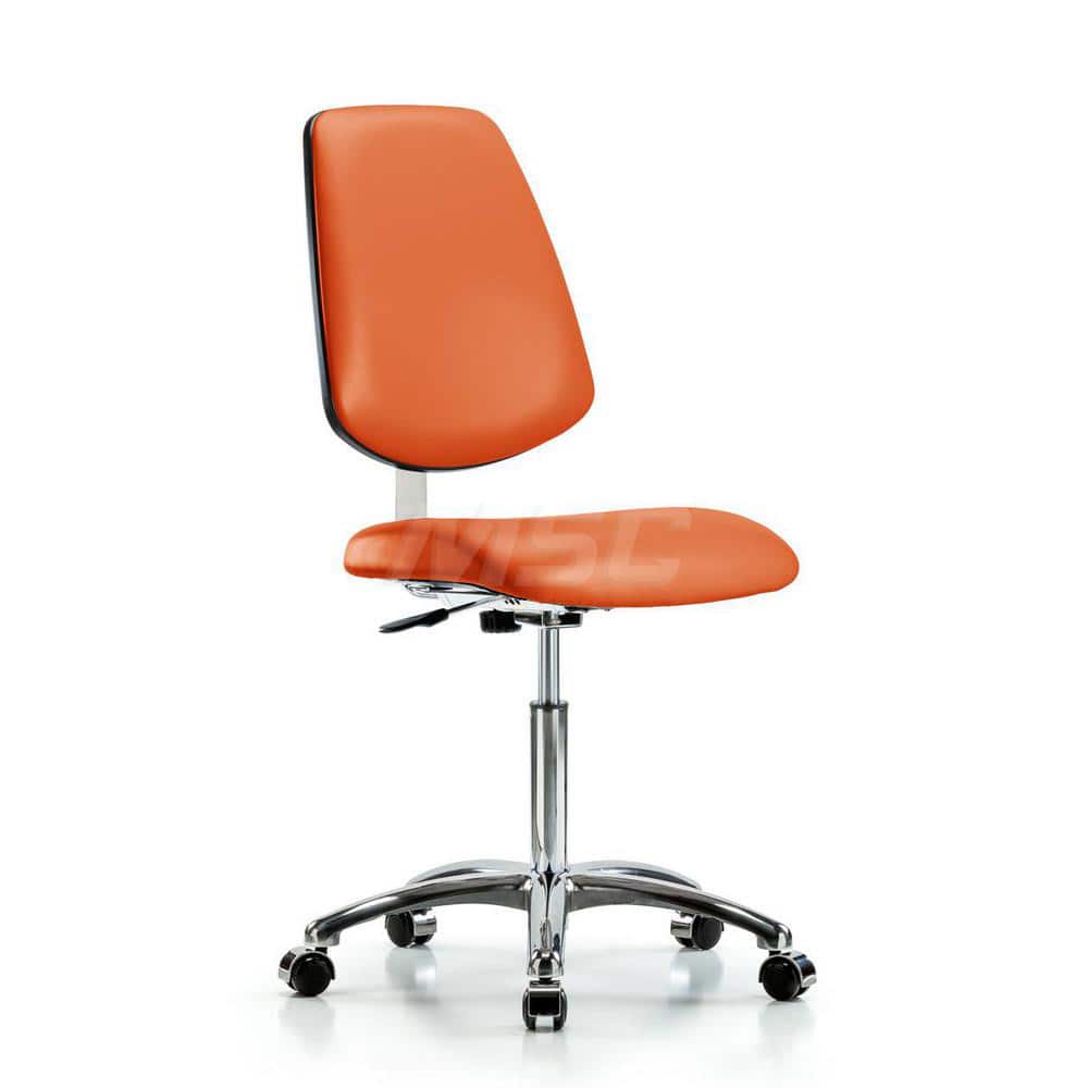 Task Chair: Vinyl, Orange Kist
