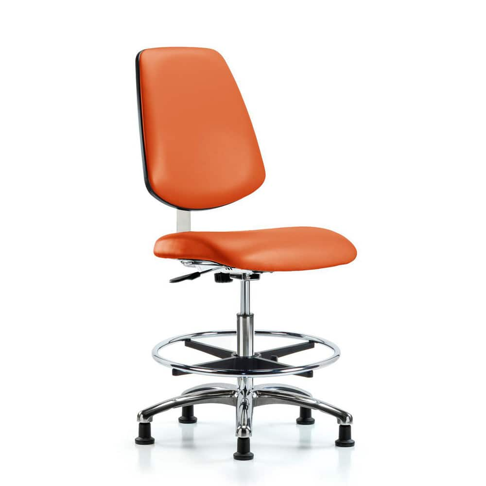 Task Chair: Vinyl, Orange Kist