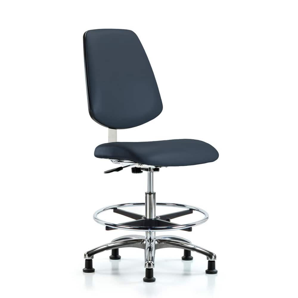 Task Chair: Vinyl, Imperial Blue