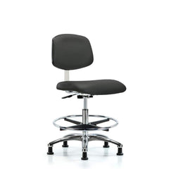 Task Chair: Vinyl, Charcoal