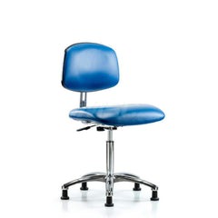 Task Chair: ESD Vinyl, Blue