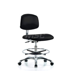 Task Chair: ESD Vinyl, Black