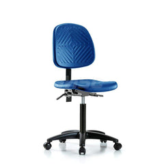 Task Chair: Polyurethane, Blue