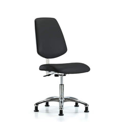 Task Chair: Vinyl, Black