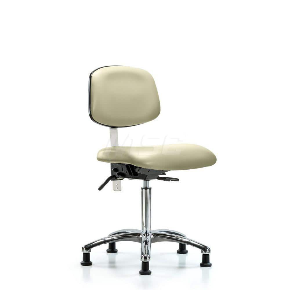 Task Chair: Vinyl, Adobe White