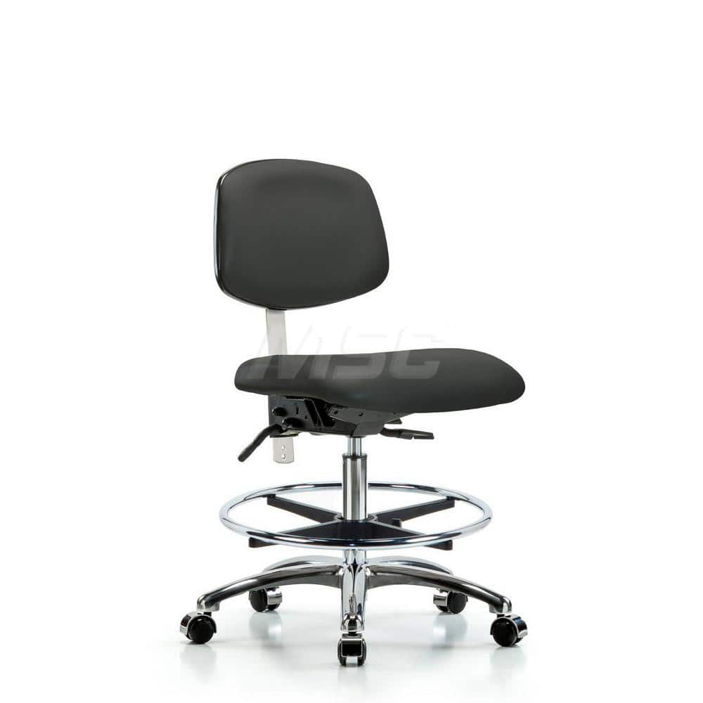 Task Chair: Vinyl, Charcoal