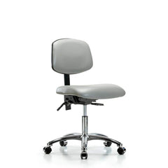 Task Chair: Vinyl, Dove