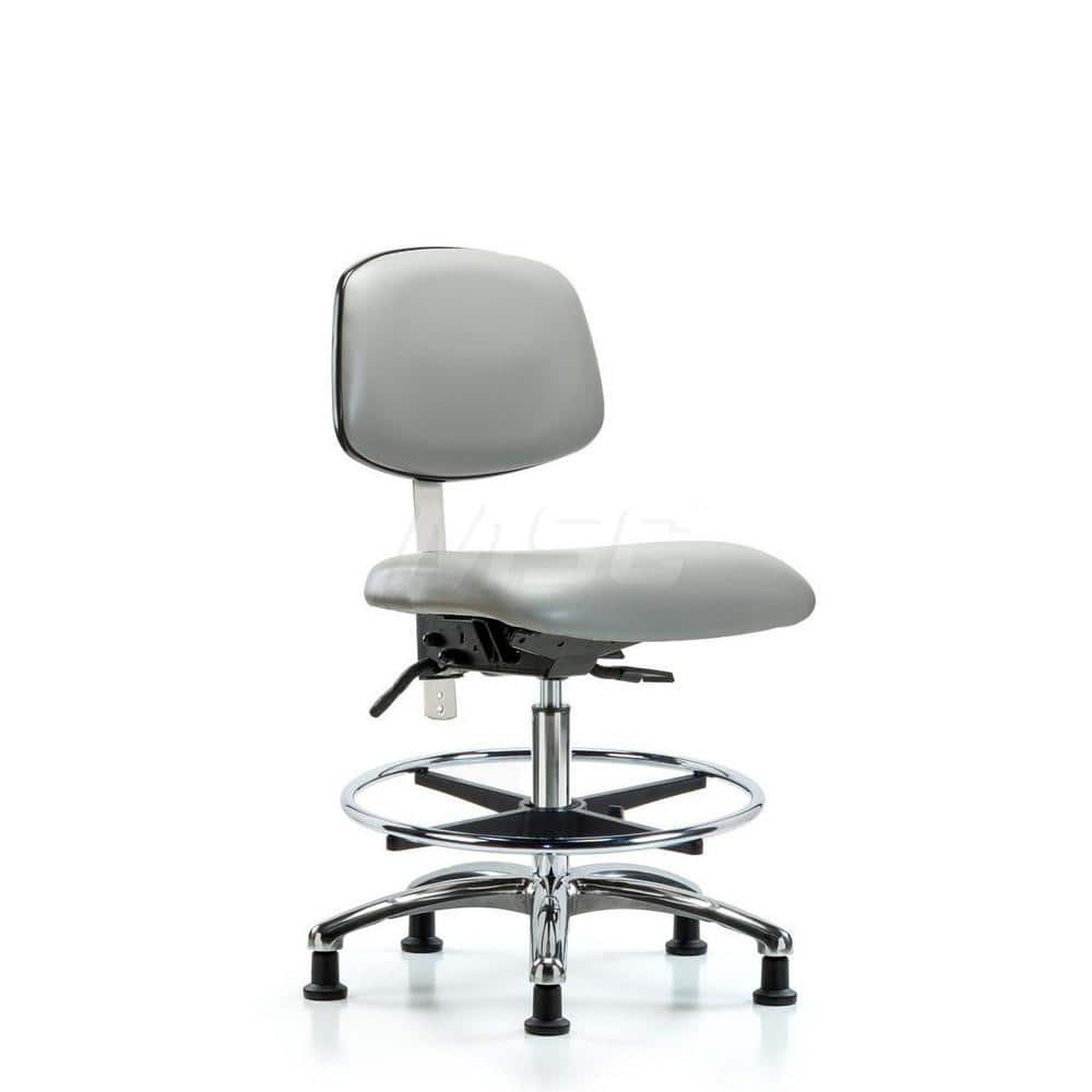 Task Chair: Vinyl, Dove