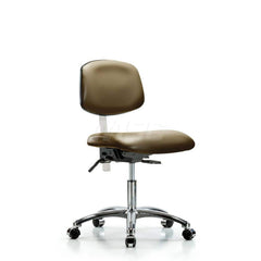 Task Chair: Vinyl, Taupe