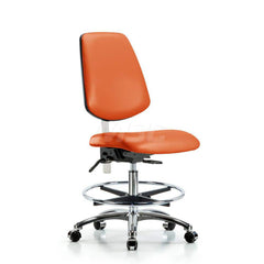 Task Chair: Vinyl, Orange Kist