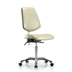 Task Chair: Vinyl, Adobe White