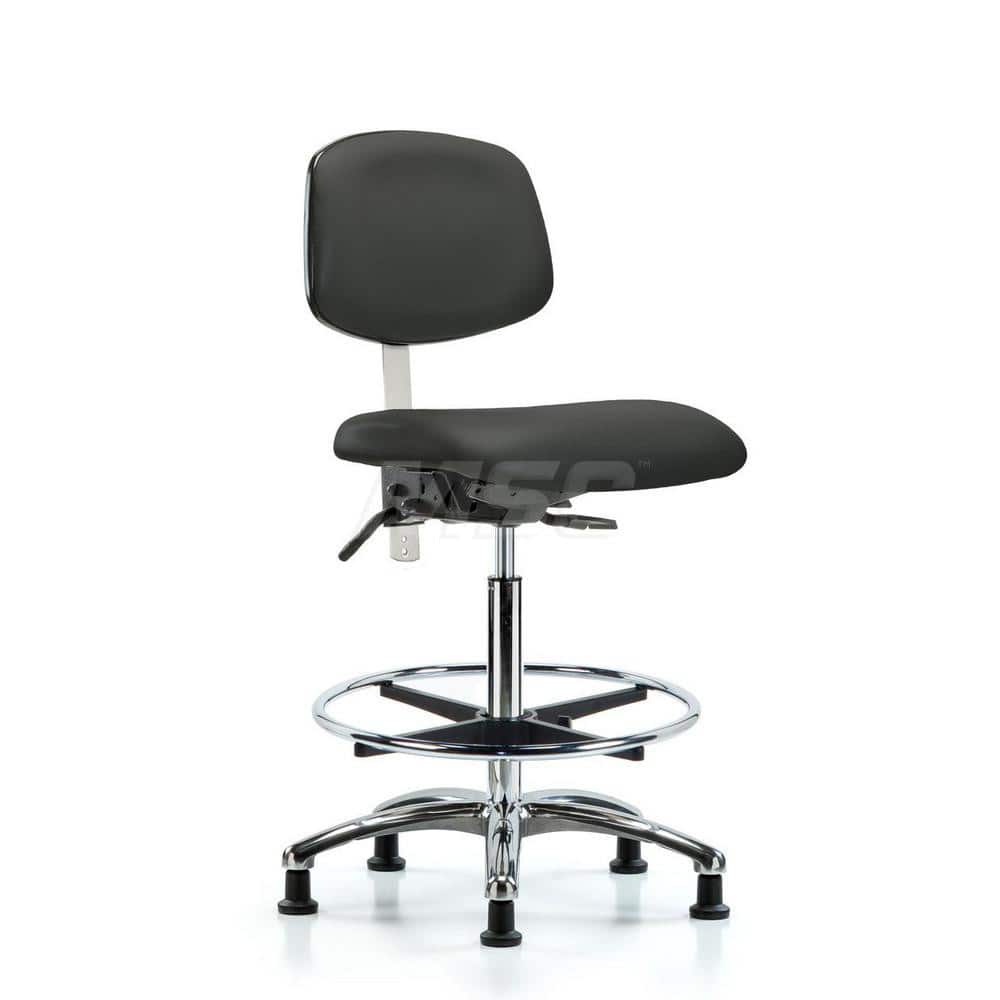 Task Chair: Vinyl, Charcoal