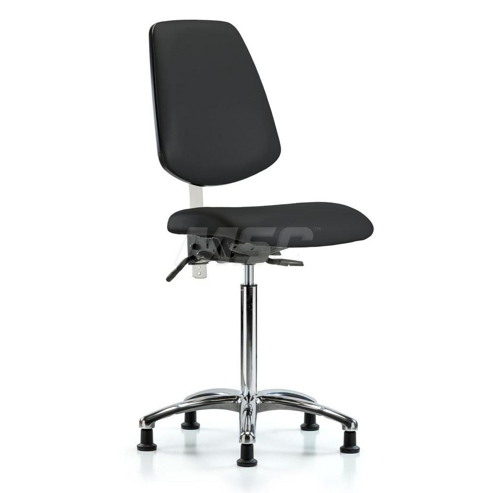 Task Chair: Vinyl, Black