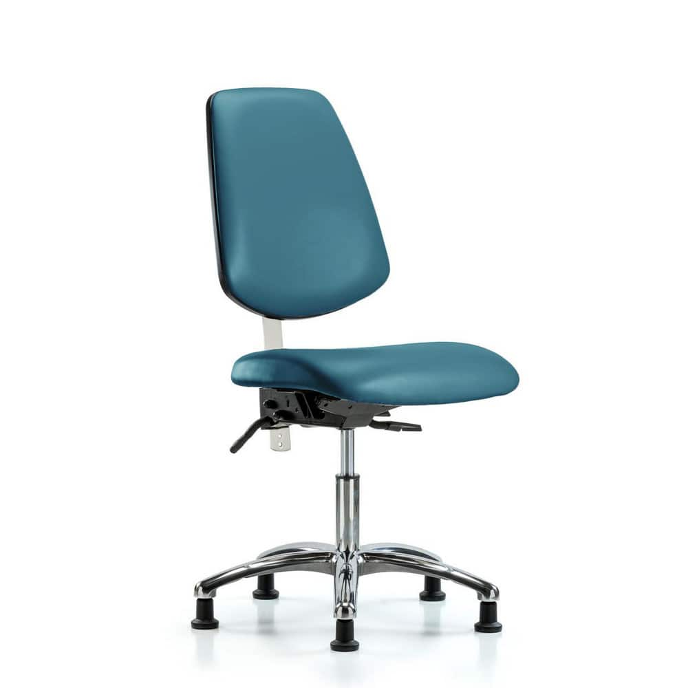 Task Chair: Vinyl, Marine Blue